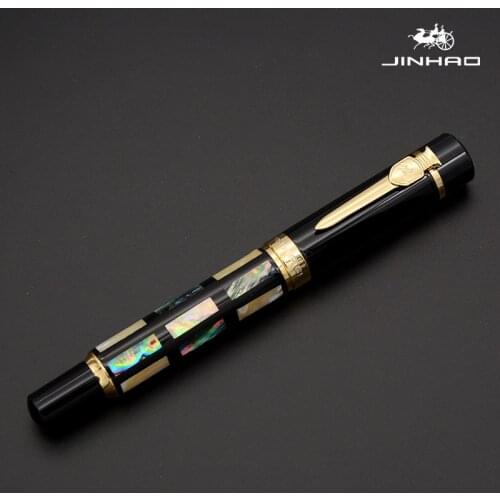 Jinhao fountain pen 650-A high-end business retro gift gift calligraphy signature writing pen replaceable ink Pen