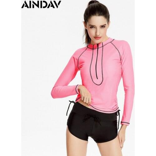Athlete Long Sleeve Swimwear Two Pieces Tankini Sports Suit Racing Swimming Suit for Women Surf Bathing Suit Thermal Swimsuit