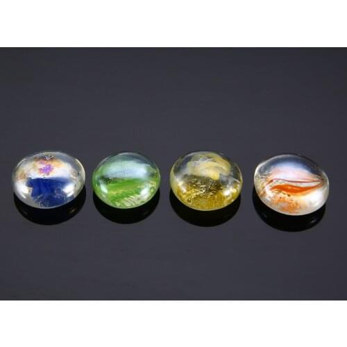 100g DIY Mosaic Beads Mixed Color Glass Gems Mosaic Tiles Crafts Vase Aquarium Garden Home Ornament Christmas Decorations