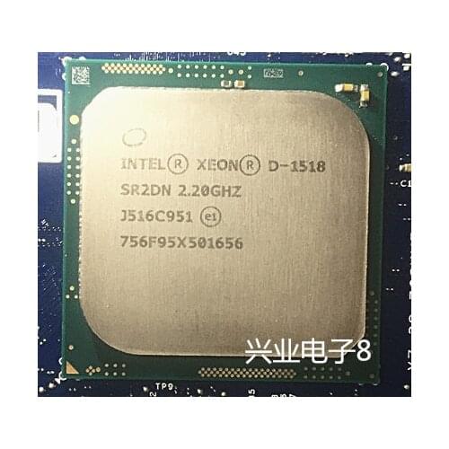 XEON D-1518 SR2DN 2.20GHz BGA CPU Intel Xeon Processor D-1518 (6M Cache, 2.20 GHz)