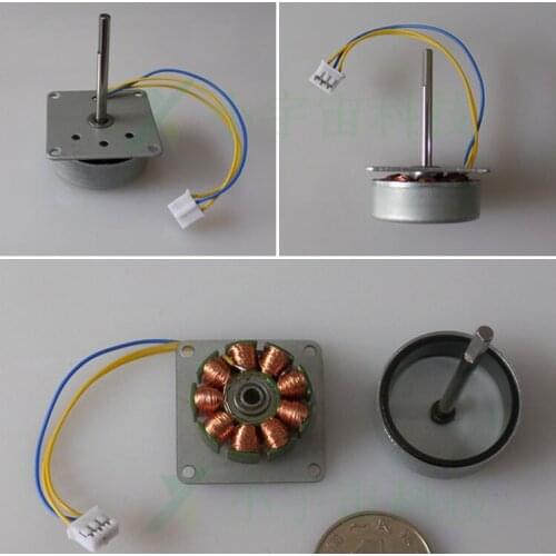 Free shipping 1PCS 3V-24v mini three-phase alternator three-phase generator Wind turbines Hand generator dynamo