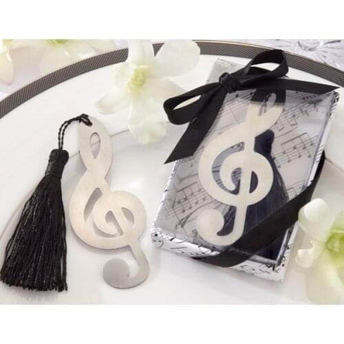 Free shipping 100pcs/lot, Creative stainless steel bookmarks music bookmarks/gift bookmark,wholesale