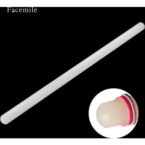 Decorating Gift Fondant Roller Non-stick Glide Rolling Pin Plastic White