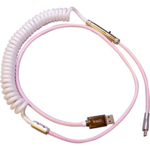 1.2m Custom Handmade Type C USB2.0 Type-C Cable With XRL Connector For Mechanical Gaming Keyboard For Type-C Phone Charging