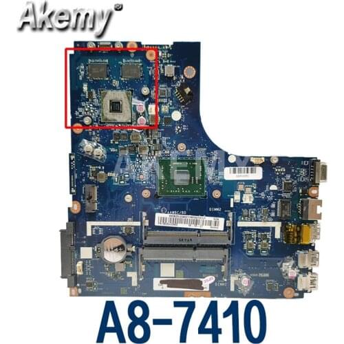 AKemy 5B20J22807 5B20J22902 LA-C293P for Lenovo B51-35 notebook motherboard A8-7410 R5 M330 GPU DDR3 100% test work