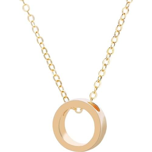 Fashion Simple Pendant Necklace Alloy Women Lady Daily Chic Decoration To The Neck Jewelry Gift