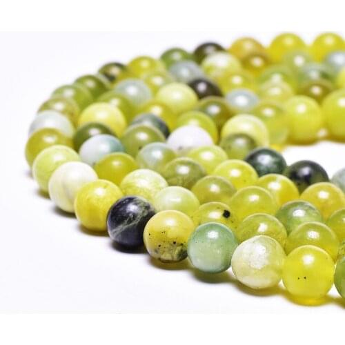 Rookie Jade Flower Jade Loose Beads Ornament Accessories Wholesale DIY Bracelet Necklace Accessories Semi-Precious Stone Factory
