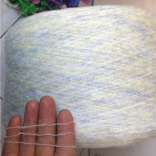 New 500g Beautiful Space Dye Plush Fancy Mohair Yarn for Knitting Soft Health Baby Organic Crochet Weave Fine Thread X5293