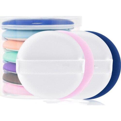 7Pcs/set New Smooth Cosmetic Puff Facial Soft Powder Puff Makeup Foundation Sponge Air Cushion Pad for Girl Women Cosmetic Tool