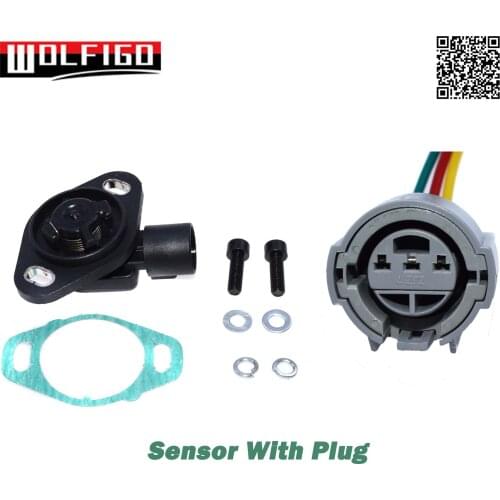 New TPS Throttle Position Sensor with Plug For Honda Accord CRV CRX Acura Integra Civic 1988-1996 16400P06A11,16400-P06-A11
