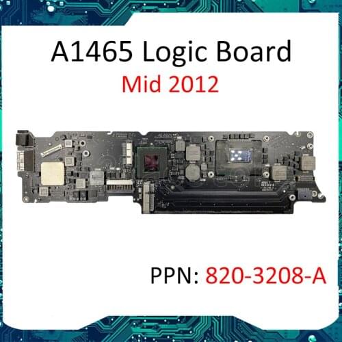 Original Tested A1465 Motherboard 820-3208-A for MacBook Air 11" Logic Board Mid 2012 year 1.7GHz i5 4GB