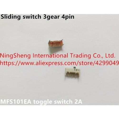 Original new 100% sliding switch 3gear 4pin MFS101EA toggle switch 2A