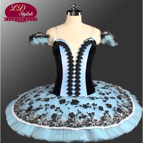 Corsaire Professional Ballet Tutu Women Black Swan Black Tutu Ballet Professional Adult Pas De Deux Ballet Tutu For GirlsLD0060