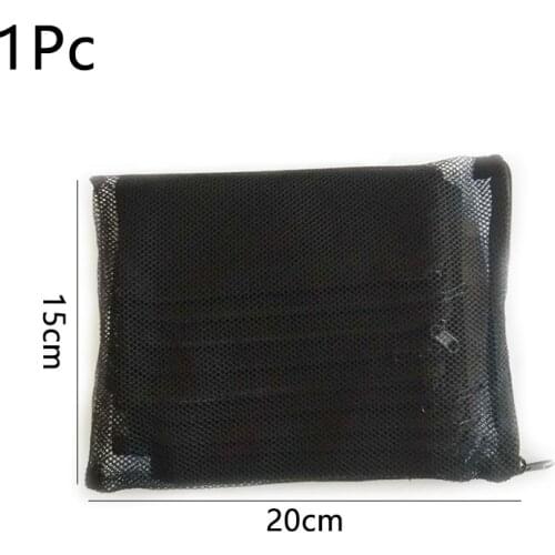 Filter Net Bag Mesh Bag With Zipper Acquarium Pond For Bio Ball Carbon Media Ammonia Aquarium Fish Tank Black Isolation Bags