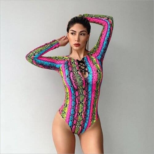 Push Up Swimsuit One Piece Swimwear Women 2020 Snake Leopard Print Bathing Suits Womens Swimsuits Fused Bandage Lady Beachwear