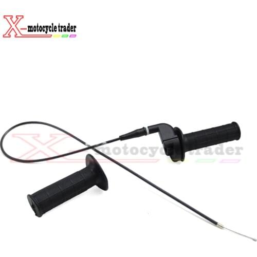 PIT DIRT BIKE THROTTLE ACCELERATOR TWIST CABLE 90cc 110cc 125cc for motorcycle cable accelerator+grips+gas holder