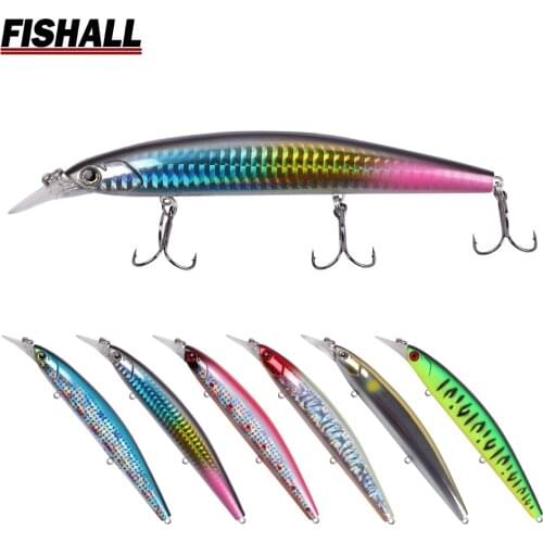 Arrow Diver Hard Bait 130mm 22g Floating Fishing Lure Wobbler for Long Casting FM19