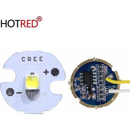 CREE 10W XPL XP-L V5 V6 Led Emitter Light WHITE Neutral White Warm White Diode Chip 16MM Aluminum PCB+Input 16mm 3.7V LED driver