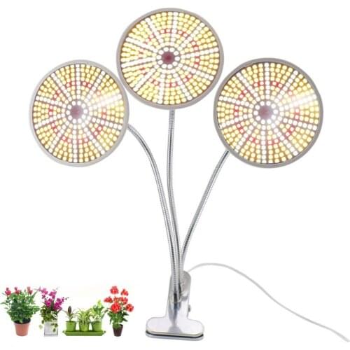 1/2/3 head 290 Full Spectrum LED Grow light Plant bulb veg Flower growing Greenhouse Hydro sunlight Phyto Lamp indoor grow box