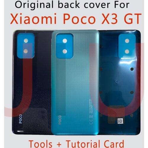 100% original For POCO X3 GT battery back cover,Back Cover For Xiaomi poco x3gt, Replacement Rear Housing Cover