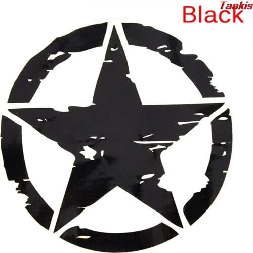 15cm*15cm ARMY Star Graphic Decals Motorcycle Car Stickers Vinyl Car-styling Fashion