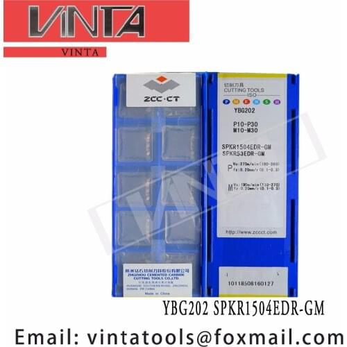Free shipping high quality 10pcs/lots YBG202 SPKR1504EDR-GM cnc carbide milling inserts