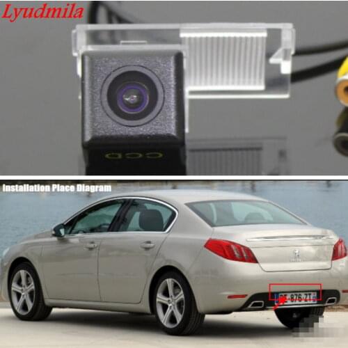Lyudmila Wireless Camera For Peugeot 408 508 2011~2014 / Car Back up Rear view Camera / HD CCD Night Vision Reverse Camera