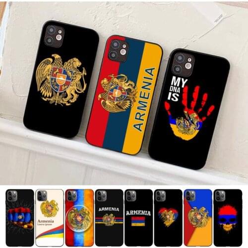 Armenia Armenians Flag Phone Case for iPhone 8 7 6S Plus X 5S SE 2020 XR 11 12 mini pro XS MAX