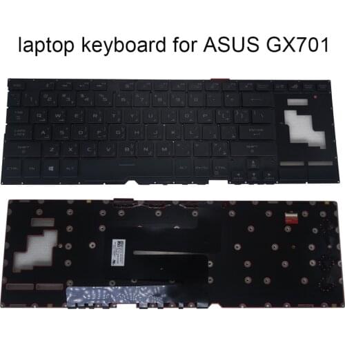 Korean Arabic Gaming keyboard for ASUS Zephyrus S GX701G GX701L GX701GWR replacement keyboards original 0KNR0 661EAR00 661EKO00