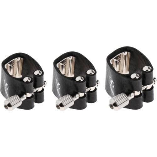 Sax Saxophone Mouthpiece Ligature Clip! Climp Compact Durable Fastener Cap for Alto/Tenor/Soprano Sax Saxophone Mouthpiece