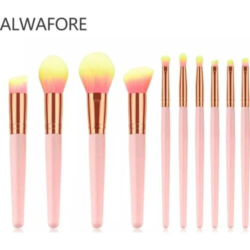 10PCS Makeup Brushes Set Professional Foundation Cosmetic Eyebrow Eyeshadow Brush Makeup Brush Sets Tools