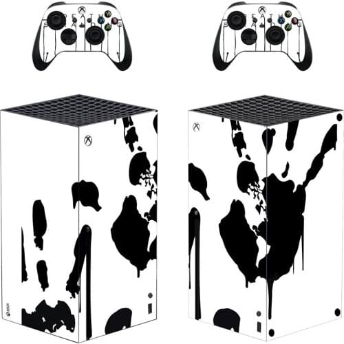 Death Stranded Style Xbox Series X Skin Sticker for Console & 2 Controllers Decal Vinyl Protective Skins Style 1
