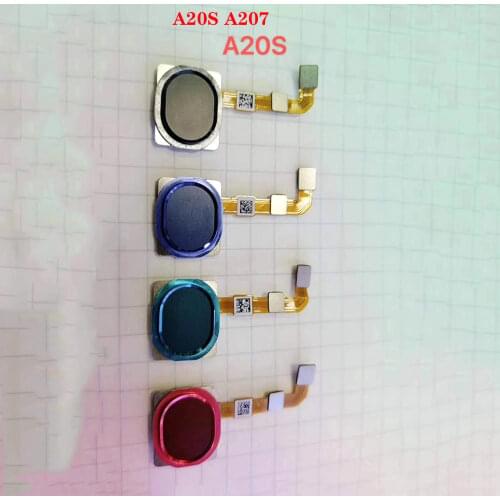 For Samsung Galaxy A20s A207 Fingerprint Button Unlock finger Key Sensor Flex Cable Original