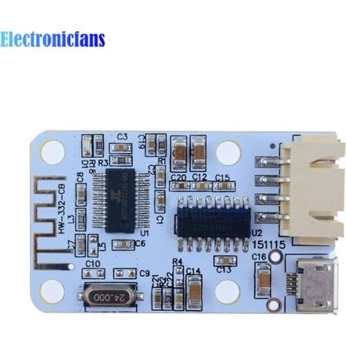 PAM8403 Wireless Bluetooth 4.0 Stereo Audio Receiver Module Digital Amplifier Sound Loud Board Micro USB 3W+3W 5V DC For Arduino