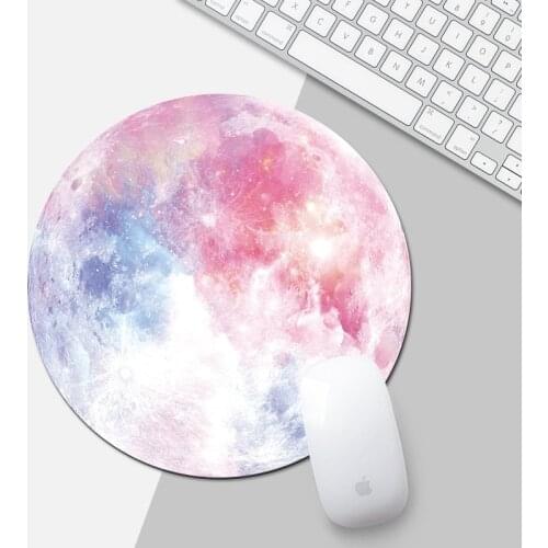 Computer Mouse Padding Rubber Thicken Cartoon Round Animal Penguin Marble Non-Slip Mouse Pad for MacBook for Xiaomi for Lenovo
