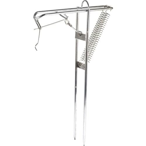 Adjustable Automatic Spring Fishing Rod Holder High Quality Metal Fish Pole Bracket Fish Pole Bracket Fishing Rods Accessories