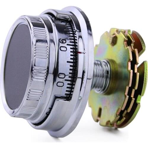 Retro Dial Numeral Filing cabinet/Safe Deposit Box Mechanical Combination Lock Vault Password Lock Anti-theft Durable Dial Lock