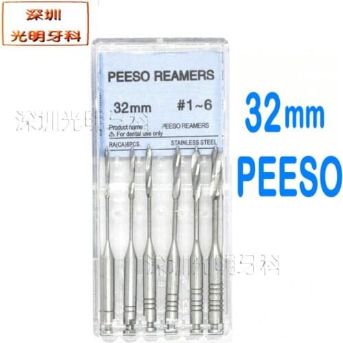 Dental Peeso 32mm Endodontic Reamers Drill Burs peeso reamers Endo files largo Dentist Materials