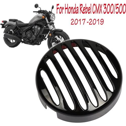 Motorcycle Front Light Headlight Headlamp Cover Guard Protector Grill For Honda Rebel CMX300 CMX500 CMX 300 500 2017 2018 2019