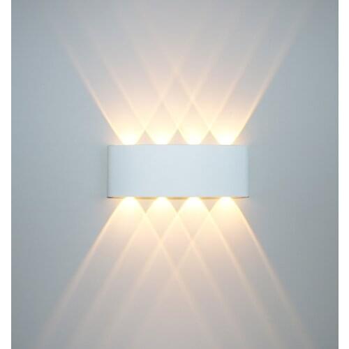 LED 2~12W Waterproof Wall Lamp Alloy Aluminum Multi-Power Optional Bedroom Living Room Outdoor Garden Corridor Lighting LP14