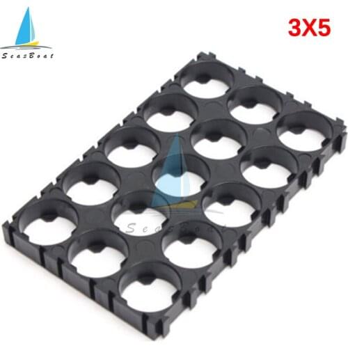 2pcs 18650 Battery Safety Anti Vibration Holder Cylindrical Bracket 22x22mm Li-ion Cell Storage Lithium Battery Support Stand