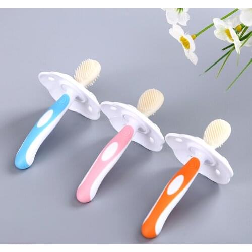3Pcs/set Baby Toothbrush Child Training Toothbrush Combination Set Infant Soft Teeth Brush Care Silicone Gum Baby Care Gifts