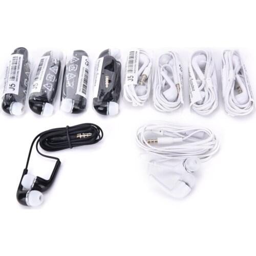 5pcs In-Ear Connector Earbuds 3.3FT Wired Earphone with Microphone Noise Cancelling Headset for Xiaomi for Samsung Mp3/Mp4