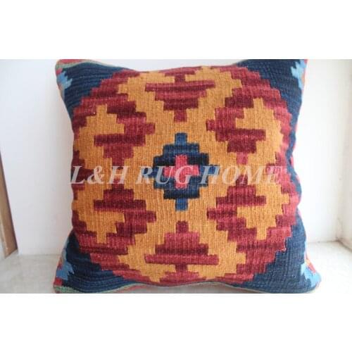 Free Shipping 45x45cm (18"x18") handmade Kilim Woolen pillow, Turkish pillow cushion, Romantic exotic style, NO INSERTION