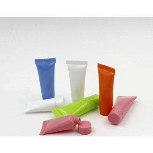 DHL Free 1000pcs 5g/ml Empty PP Cosmetic Hose Tube Cream Lotion Shampoo Containers Emulsion Handcream Facial Cleanser Soft Tubes
