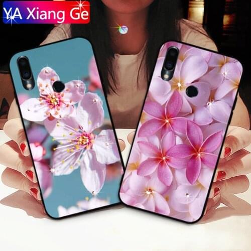 Glitter Diamond Case For Meizu M3 Max M5 M6 M8 M9 Note 9 Luxury Rhinestone Cherry Cover Case For Meizu M3s M5S M6s M5C A5