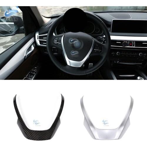 For BMW X3 X4 X5 F15 F25 F26 2014 2015 2016 Car Interior Steering Wheel Frame Cover Decoration Trim