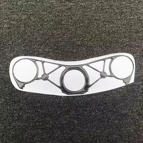 For YAMAHA YZF1000 R 1 R1 2009 2010 201 3D motorcycle Carbon-look Upper Triple Yoke Cover Protector Decal sticker