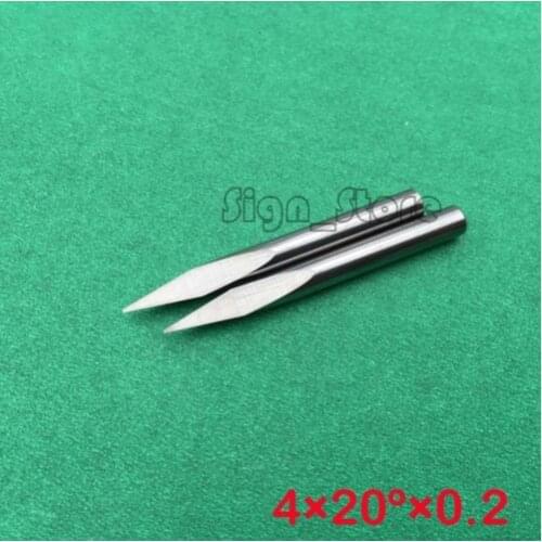 10pcs Three face engraving bits cnc milling bits 4mm shank *20 degree* 0.2mm tip