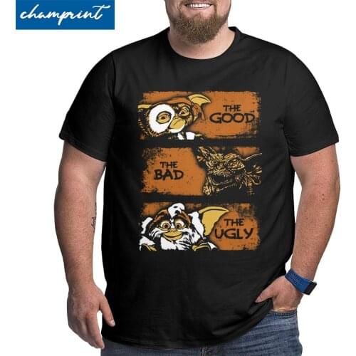 Mens The New Batch T Shirt Gremlins Gizmo Monster Gremlin 80s Horror Clothes Big Tall Tees Plus Size 4XL 5XL 6XL T-Shirts
